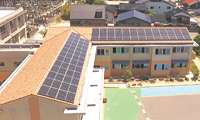 中海テレビ放送太陽光発電 車尾小学校